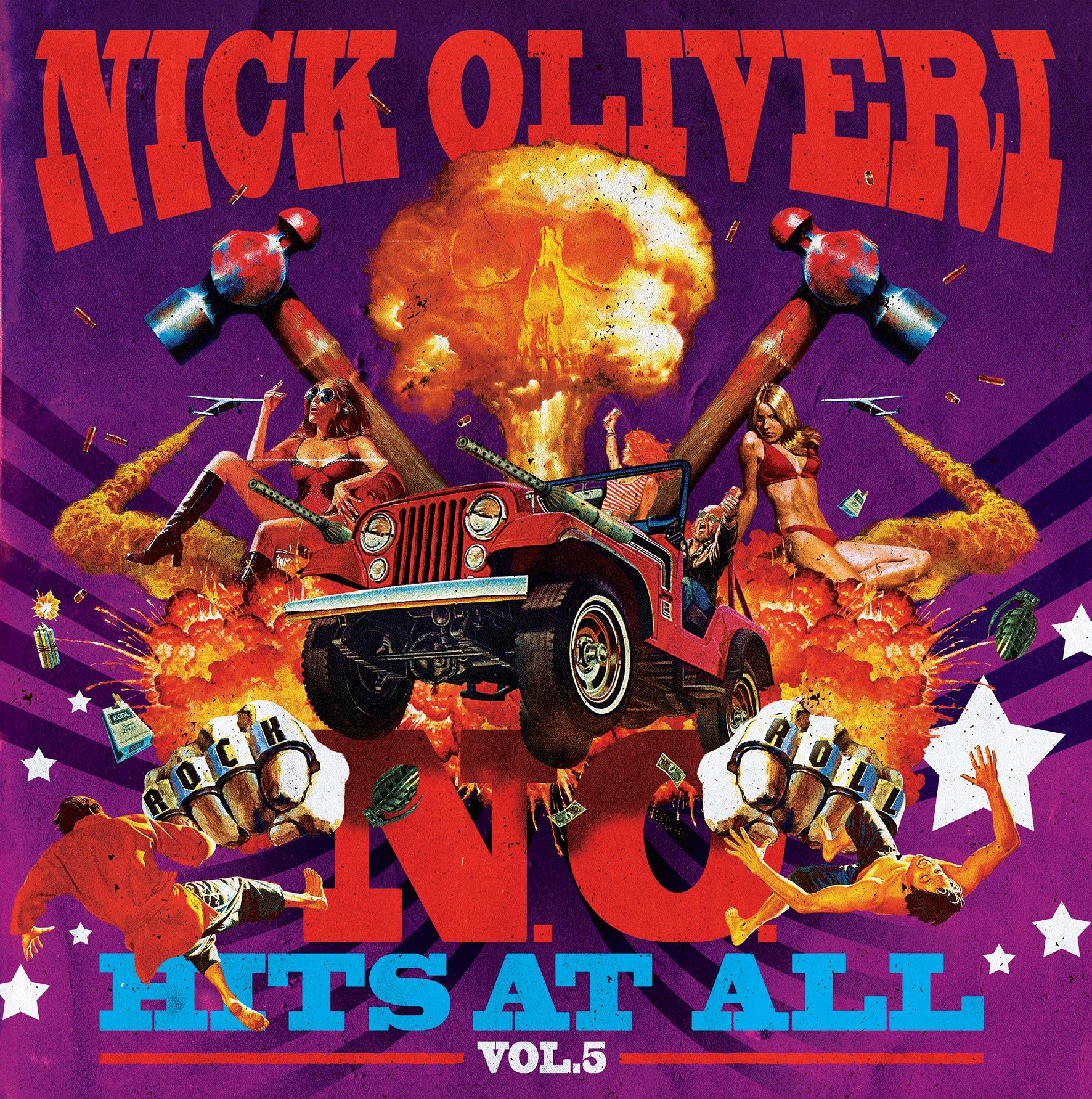 Nick Oliveri - N.O. Hits At All Vol. 5 Ultra Limited "Side A/B Burst" (YELLOW/PURPLE) (LP)